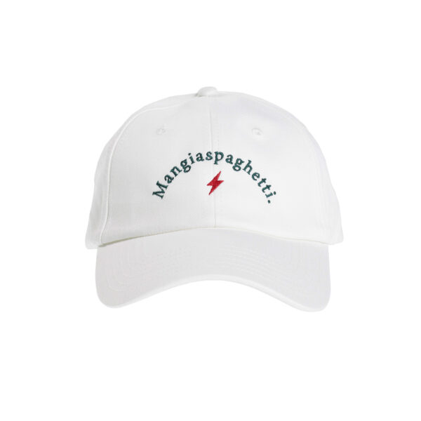 Mangiaspaghetti Authentic Baseball Cap - Soft White